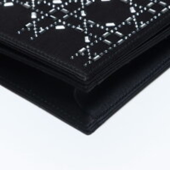 Christian Dior Lady Chain Pouch Shoulder Bag Black - Picture 5 of 12